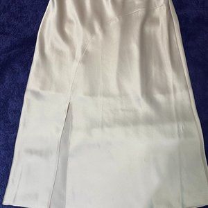 Milly Hammered Satin Mila Bias Skirt